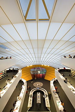 Interior view of the philological library, Dahlem, Berlin, Germany, Europe