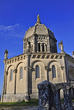 The chapel Notre Dame on a rock in the sunlight, Haute Provence, France, Europe