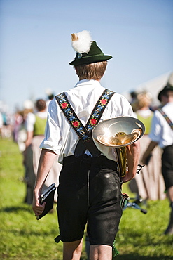 Bull race, Haunshofen, Wielenbach, Upper Bavaria, Germany