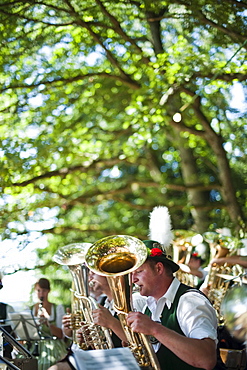 Mountain festival, Kraxnbichl, Neufahrn, Egling, Upper Bavaria, Germany