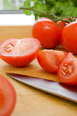 Chopped red tomatoes, Healthy eating, Vegetable, Fruit