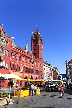 Basel Town Hall, Marktplatz, Basel, Switzerland