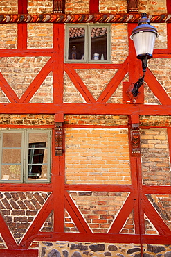 Historical half-timber house, Ystad, Skane, South Sweden, Sweden