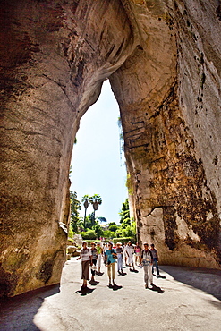 The ear of Dyonisus, archeological zone, Neapolis, Syracuse, Sicily, Italy