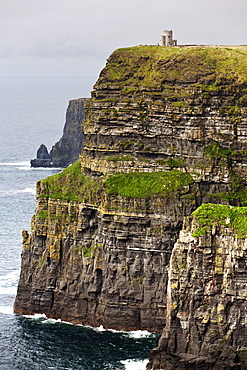 Cliffs of Moher and O'Brien's Tower, County Clare, Ireland