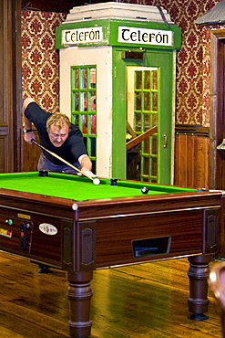 Pool player in a pub in Killarney, Killarney, County Kerry, Ireland