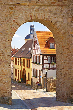 Kirchheimbolanden, Town-gate, Roter Turm, Old City, Nordpfalz, Rhineland-Palatinate, Germany, Europe