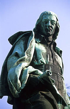 Monument in the historic city of Ljubljana, Slovenia