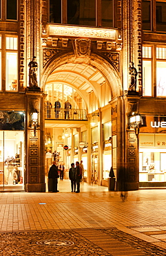 Maedler Arcade, Architect Theodor Koesser, Grimmaische Street, Leipzig, Saxony, Germany