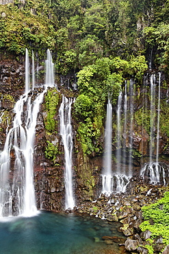 Cascade de la Grande Ravine near Langevin, La Reunion, Indian Ocean