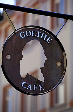 Goethe Cafe, Weimar, Thueringen Deutschland, Europa