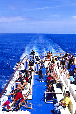 Ferry boat, Corsica, France