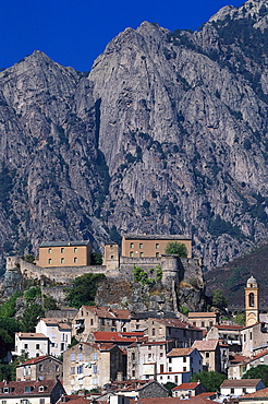 The old town, Corte, Corsica, France