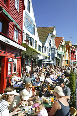 People dining in a restaurant, Restaurant Skagen, Stavanger, Rogaland, Norway