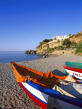 Playa del SalÃ›n, Nerja, Costa del Sol, Province of Mlaga, Andalusia, Spain