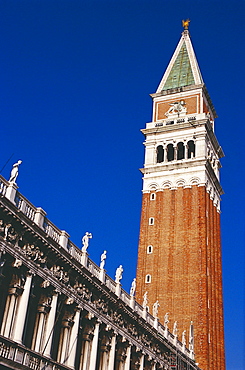 St Mark's Campanile, San Marco, Venice, Veneto, Italy