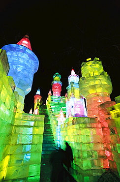 Ice sculpture festival, Harbin Ice Lantern Show, Harbin, China