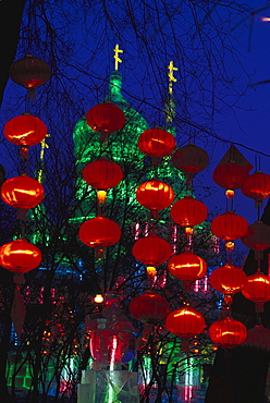 Ice sculpture-festival, Ice Lantern Show, Harbin, China