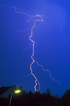 Lightning in the city, Germany