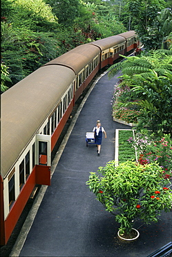 Nostalgic train from Cairns to Kuranda, Queensland, Australia