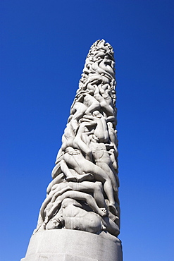 Monolith, erotic sculpture by Gustav Vigeland in Vigeland Park, Oslo, Norway