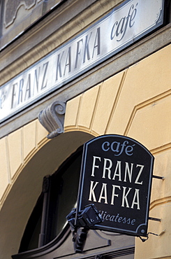 Franz Kafka Cafe, old town, Prague, Czech Republic, Europe