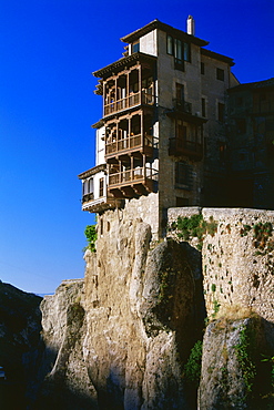 Overhanging houses, Casas Colgadas, Huecar-Gorge, Cuenca, Castilla-La Mancha, Spain