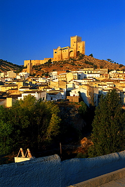 Velez Blanco with castle, Castillo, white village, Province Almeria, Andalusia, Spain