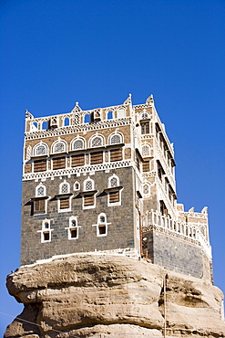 Dar al-Hajar Rock Palace, Wadi Dhar, near Sana'a, Yemen