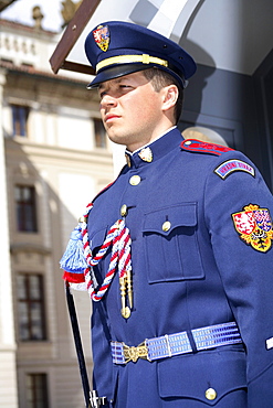 Prague Castle Guard, Hradcany, Prague, Czech Republic