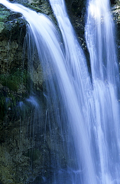 waterfall, canyon of Fischbachklamm, Chiemgau, Upper Bavaria, Bavaria, Germany