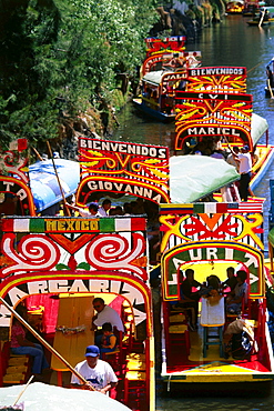 Xochimilco, Venice of Mexico City, known for its canals, Mexico