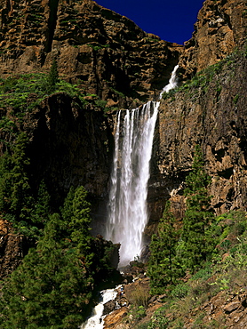 Waterfall Cascada de Soria, Soria, Gran Canaria, Canary Islands, Spain, Cascada de Soria