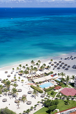 Aerial Photo of Bucuti Beach Resort, Aruba, Dutch Caribbean