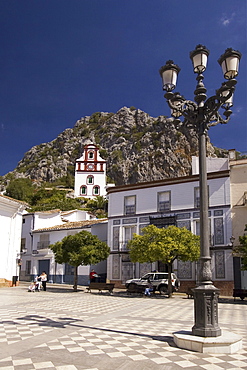 Spain Andalucia pueblo blanco Grazalema church