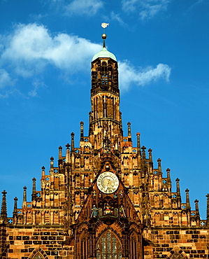 West facade, Chruch of our Lady, Nuremberg, Germany