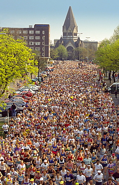 Germany, Hamburgm Marathon, crowd