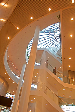 Cupola, staircase, La Perla, Reykjavik, Iceland, Europa