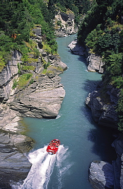 Queenstown, New Zealand, Shotover river Jet boat