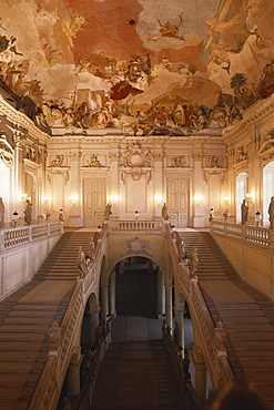 Ceiling Fresco from Tiepolo, Grand Staircase, Wurzburg Residence, Franconia, Germany