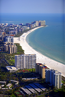 Aerial view of Marco Island, Florida, USA