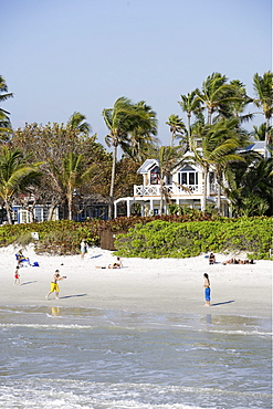 Municipal beach in Naples, Florida, USA