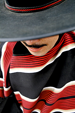 Caballero at the rodeo in Chonchi, Chilou, Chile, South America