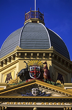 The shopping mall of the Adelaide Arcade in the centre of Adelaide, Adelaide, South Australia, Australia