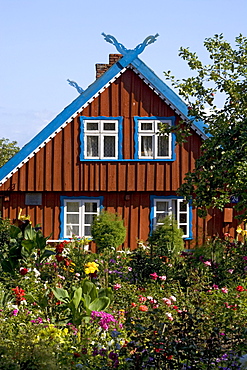 traditional fisherman house, Nida (Nidden), Curian spit, Lithuania