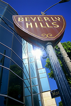 Beverly Hills Schild, L.A., Los Angeles, California, USA