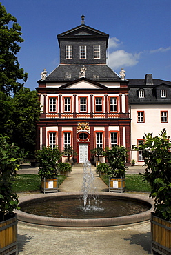 View of Castle Schwarzburg, Schwarzburg, Schwarzatal, Thuringia, Germany