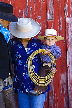 cowboy-family, wildwest, Oregon, USA