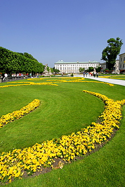 castle Mirabell with Mirabell garden, Salzburg, Austria