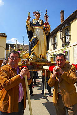 Procession, patronage festival for St.Telmo, Fromista, Castilla Leon, Spain